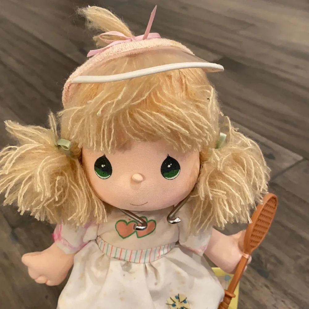 Vintage‎ Precious Moments Tennis Player Doll